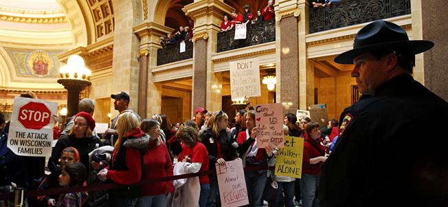 Wisconsin Unrest Wisconsin Protests & Union Rights | News