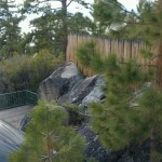 Outside Marilyn Monroe's Cabin.