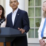 Bowe Bergdahl obama with family