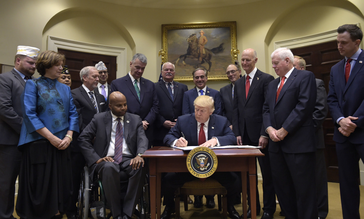 President Trump Signs Bill to Improve Veterans Health Care | News