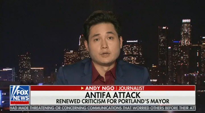Conservative Journalist Andy Ngo On Antifa Attack: Over Two Months And ...