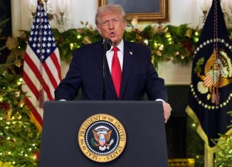 Trump bets on himself, makes case for big 2026